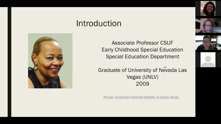 Webinar on the topic of "Exploring Doctoral Degrees" by Dr. Vita Jones, College of Education, CSUF.