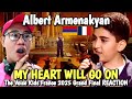 ألبرت أرميناكيان قلبي سيستمر رد فعل على نهائي برنامج ذا فويس كيدز فرنسا 2025 