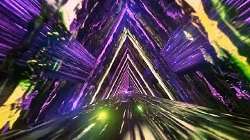 TRIANGLE TUNNEL GLOW► 3 HOURS OMG!!!► LONGEST 4K WALLPAPER ANIMATION► (Must Watch) VJ DJ EDIT