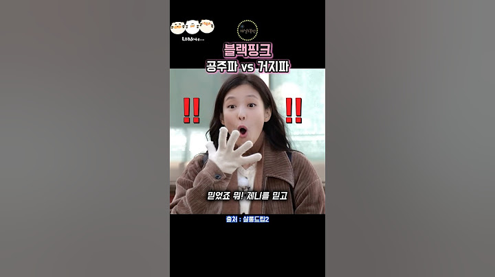 블랙핑크 | blackpink 공주파 vs 거지파