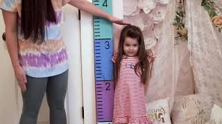 DIY Kids Height Chart