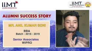 Success Story | Alumnus Anil Kumar Soni | BBA (2016-19) | IIMT College of Management, Greater Noida