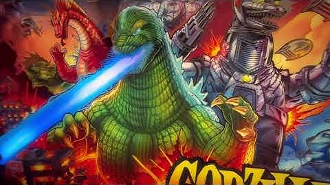 Heatray Center Mod on Godzilla LE Backglass