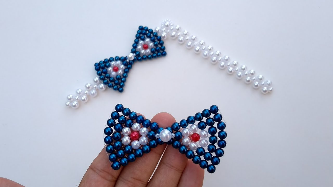 TRAMA COM LAÇO SIMPLES DE PÉROLAS | Adalto Lopes | Chinelos Bordados Com Pérolas