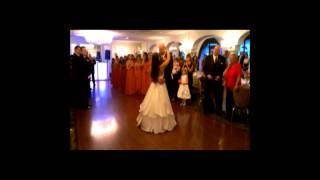 Groom sings first dance song to bride Groom sings first dance song to bride