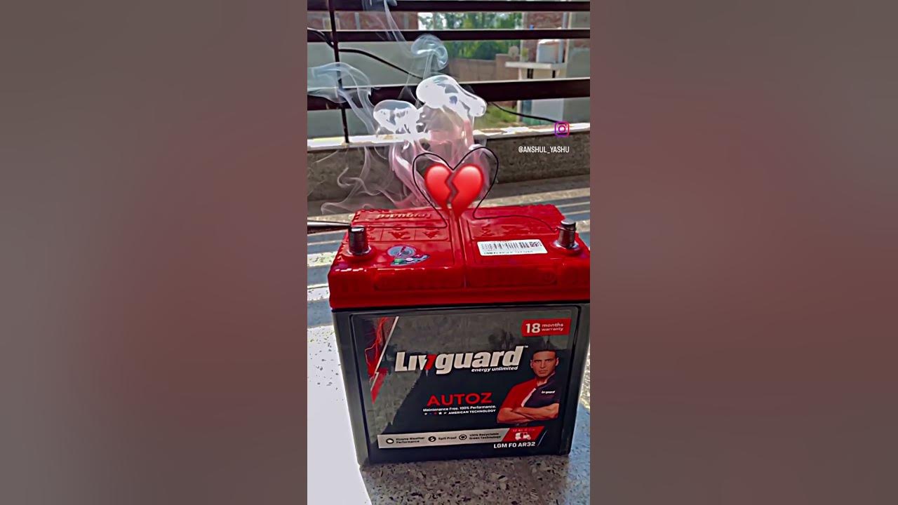 Battery short circuit 🫣car battery er. Wawa YouTube