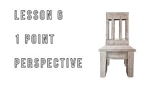 Week 6 ✔️ 👩‍🎨- How To Draw 1 Point Perspective