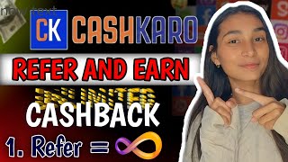 Cashkaro app को refer करके कैसे 💸कमाए | Cashkaro refer and earn | forever earning 2026 screenshot 5