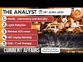 Current Affairs Today 28 April 2026 I UPSC Daily Current Affairs I The Hindu Analysis I The Analyst