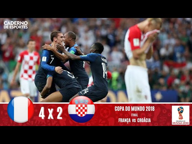 França 4 x 2 Croácia Copa do Mundo da FIFA™: melhores momentos