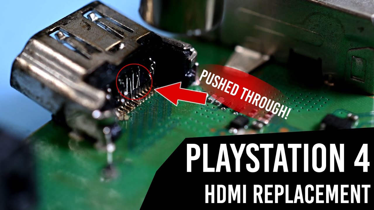 Slør tub Lang PS4 HDMI Port Replacement | Guide - YouTube