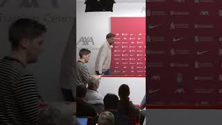 JOKES! Klopp walks out of final presser after disappointing welcome! | Astro SuperSport #shorts