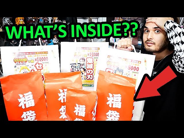 I Spent $500 on Mystery Anime Lucky Bags, on YouTube