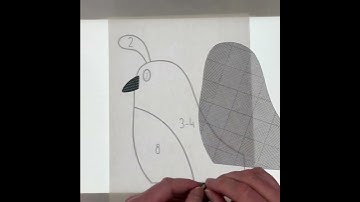 How to Assemble the Quail Applique Pattern   time lapse