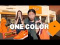 BUYING Everything in ONE COLOR for my SISTER *NO BUDGET 😱*