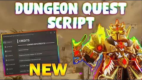 *NEW* Dungeon Quest Script GUI (PASTEBIN 2025) (AUTO SKILL,  AUTOFARM MOBS, AUTO FAST CLICK)