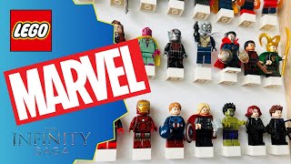 My collection LEGO Marvel Infinity Saga MCU minifigs