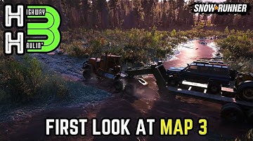 NEW Highway Haulin 3 Mod Map - Snowrunner