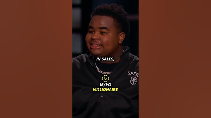 The 15 year old self made millionaire!