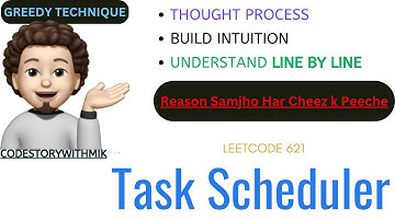 Task Scheduler | Using Greedy Only | No Heap | Leetcode 621 | codestorywithMIK