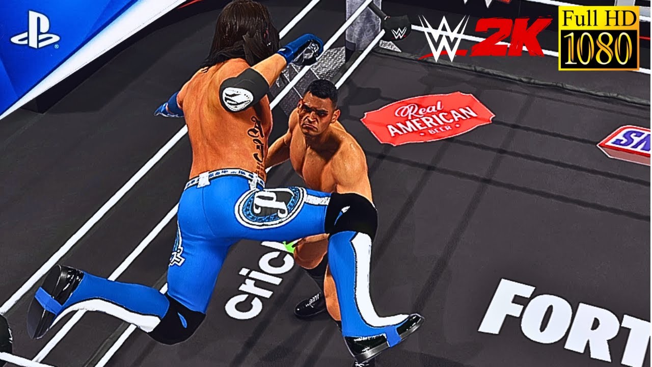 AJ Styles vs Gunther | Iron Man Full Match |  WWE 2K  ( No Commentary ) جونتر ضد ايه جيه ستايلز