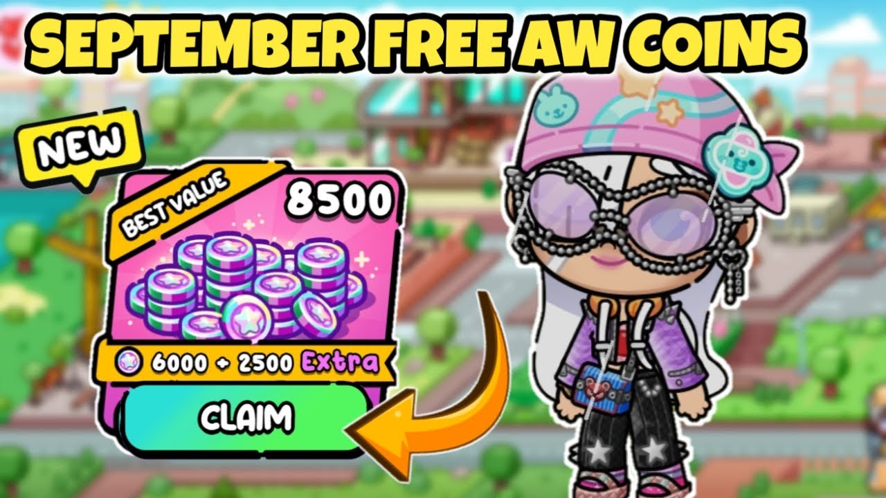 FREE SEPTEMBER AW COINS! AVATAR WORLD FREE CODE ⭐ - YouTube