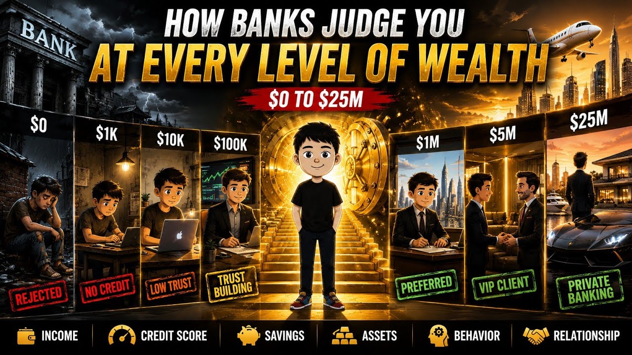 HOW BANKS JUDGE YOU AT EVERY LEVEL OF WEALTH — $0 TO $25M