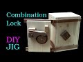 How to make a wooden combination lock How to make a wooden combination lock