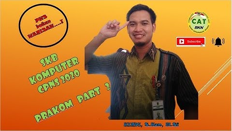 SKB Komputer CPNS 2020 Part 2