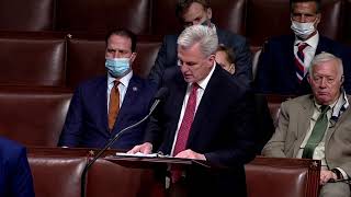Republican Kevin McCarthy's marathon speech obstructed voting on  Biden bill