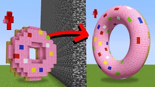 【マイクラ】なんでも変化できるチートを使って建築バトルでズルしてみたマインクラフト