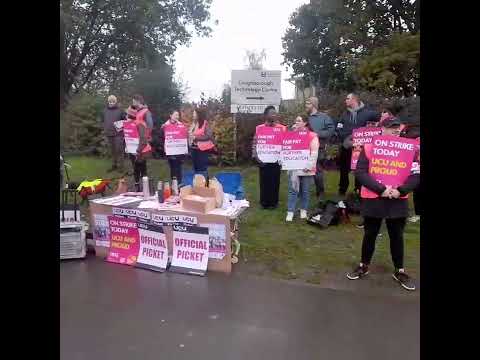 Lboro College UCU Picket