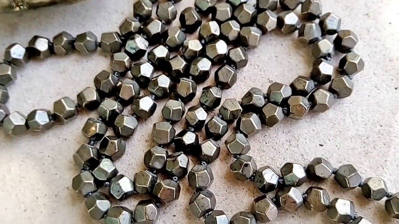 pyrite jewelry YouTube