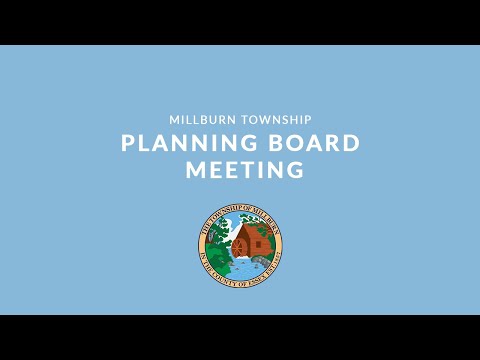 Millburn Township Planning Board Meeting - June 15, 2022