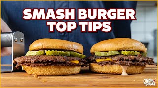 How to Cook Smash Burgers with Serious Crust - Weber Slate Griddle