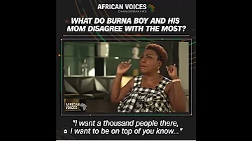 Burna Boy Mum Bose Ogulu Talks About What She And Her Son Disagree On Mostly As His Manager 