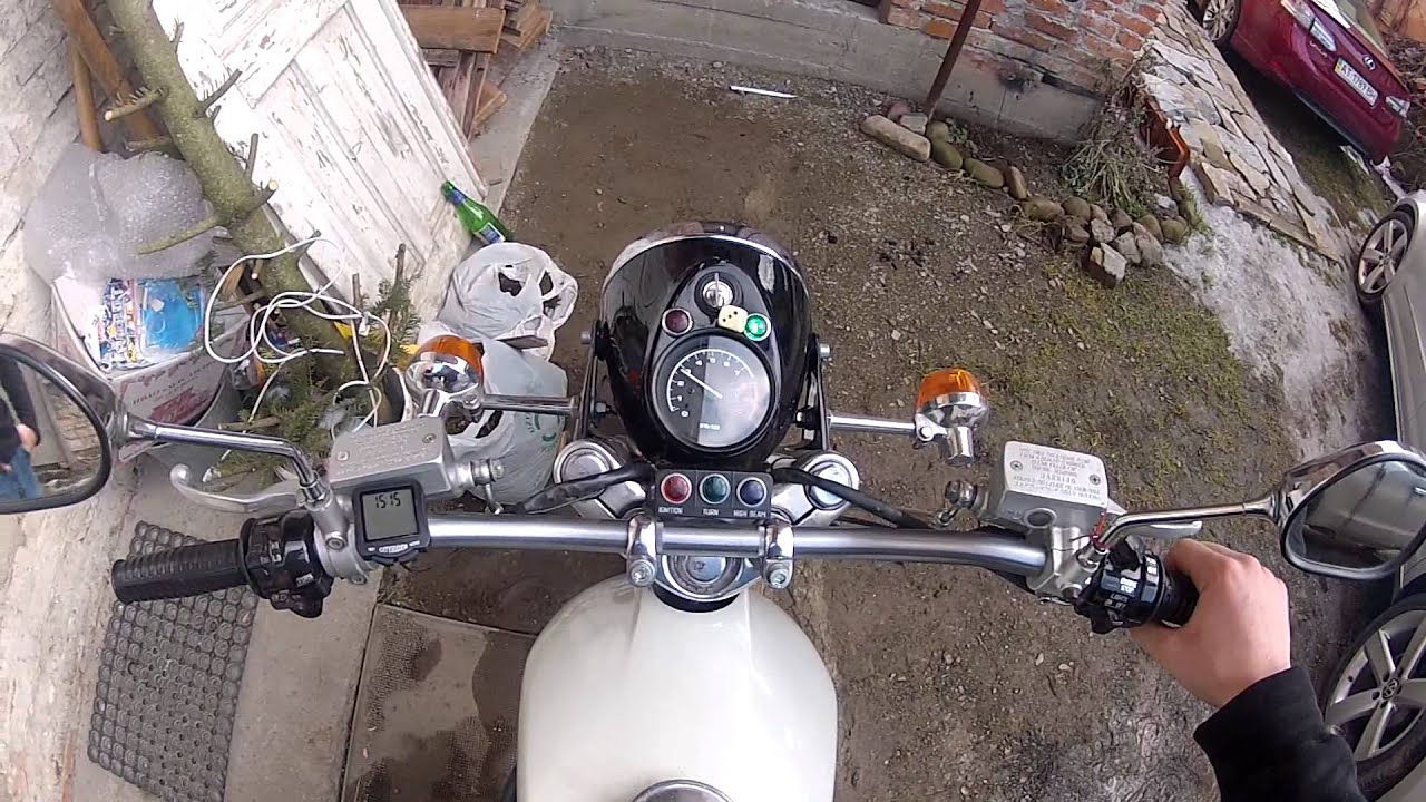 Иж ПС 400 - тахометр - YouTube