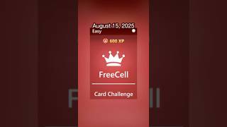 Microsoft Solitaire Collection : Daily Challenge August 15, 2025 - Easy FreeCell screenshot 5