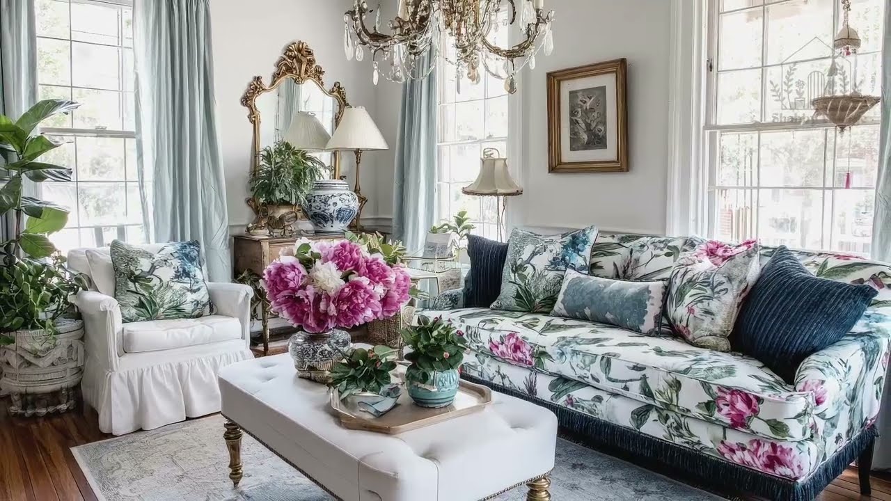 Экскурсия по дому в стиле парижской загородной усадьбы весной 2026 года | Советы по созданию рома...