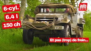 Au volant du Half Track, l'autochenille américaine du Débarquement