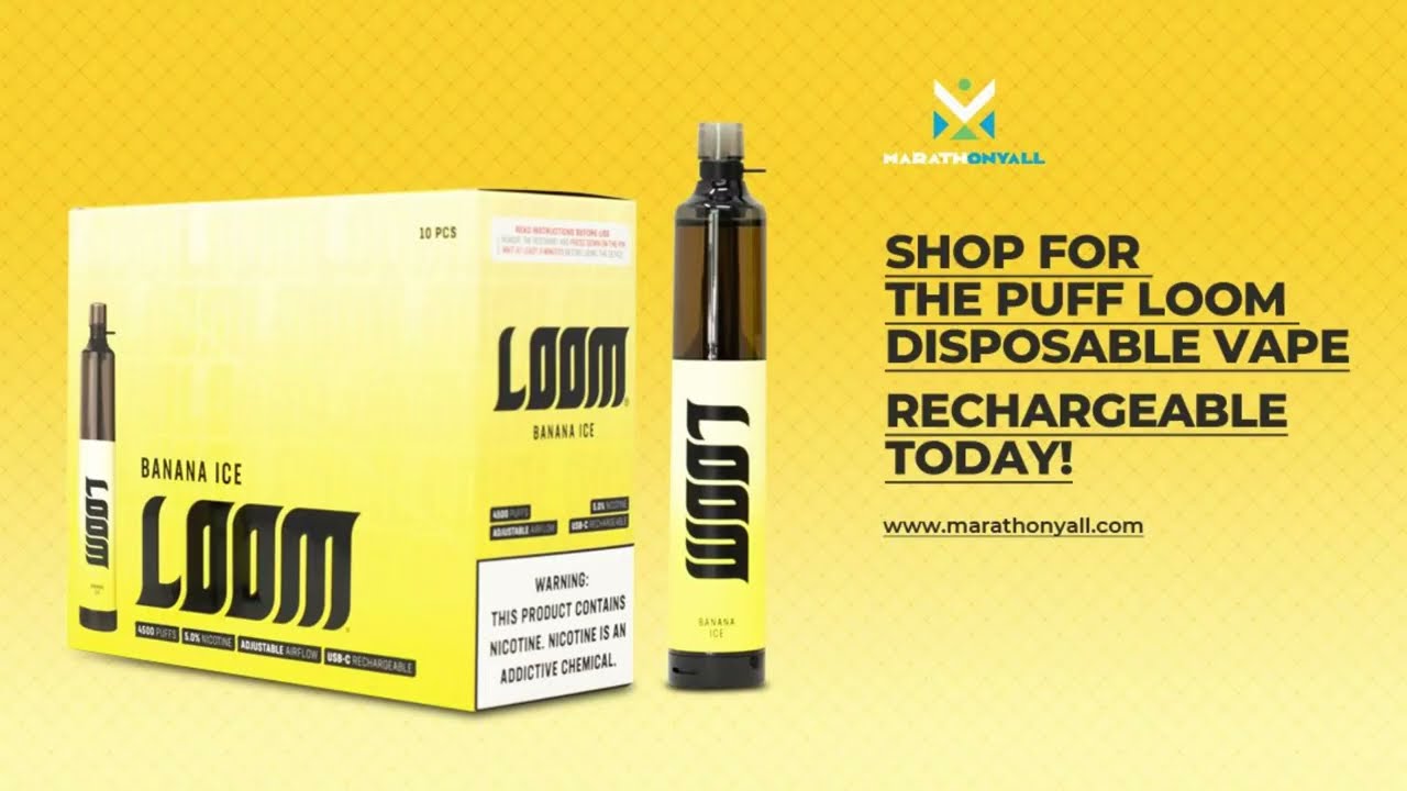 Shop for the puff loom disposable vape rechargeable today!