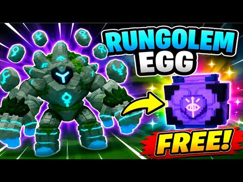 Free Rungolem Egg in Catch A Monster Roblox 