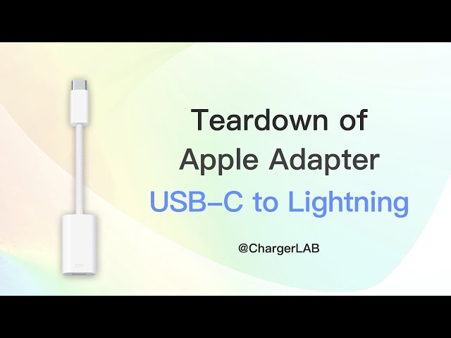 Teardown of Apple USB-C to Lightning Adapter (For iPhone & Accessories)