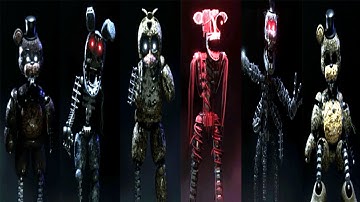 The Joy of Creation ALL ANIMATRONICS (EXTRAS)
