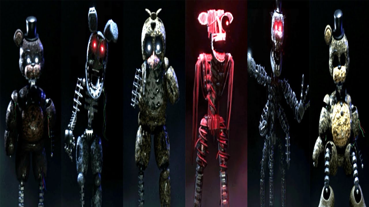 The Joy of Creation ( my take on the animatronics ) : r/fivenightsatfreddys