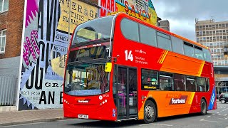 *DIVERSION* Ride on First Buses ADL Enviro 400 - 33700 (SN12 AHF) Route 14A