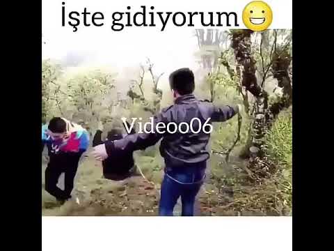 Salıncaktan düşen  kadın