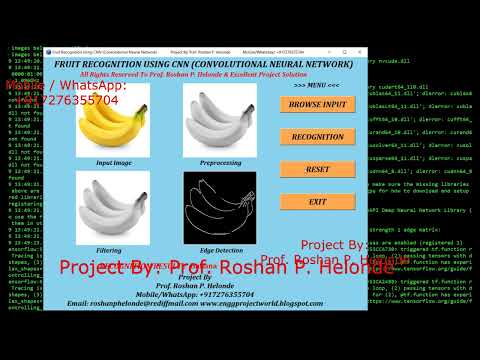 Fruit Recognition Using CNN Python Project With Source Code Fruit Detection Using CNN Python Project
