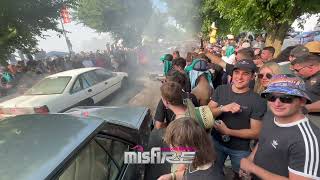 Summernats 35 Going Off! - Burnouts, Explosions \& Cars Kicked Out - It's Wild!