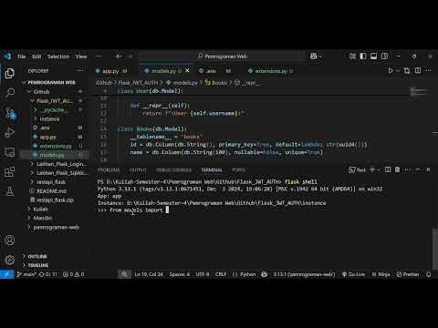 Membuat Database SQLite di Flask dengan SQLAlchemy